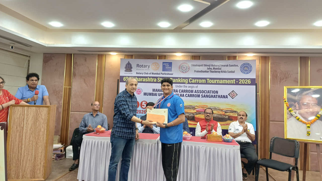 6th Rotary Club of Mumbai Parleshwar State Ranking Carrom Tournament 2026-27